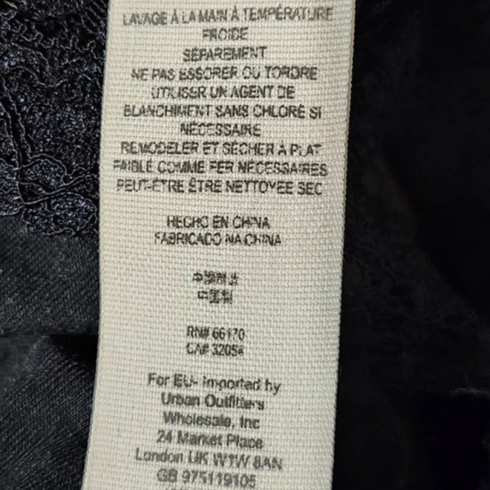 Free People Black Lace Long Sleeve Bodycon Mini Dress Women’s. Size S. - Picture 11 of 11